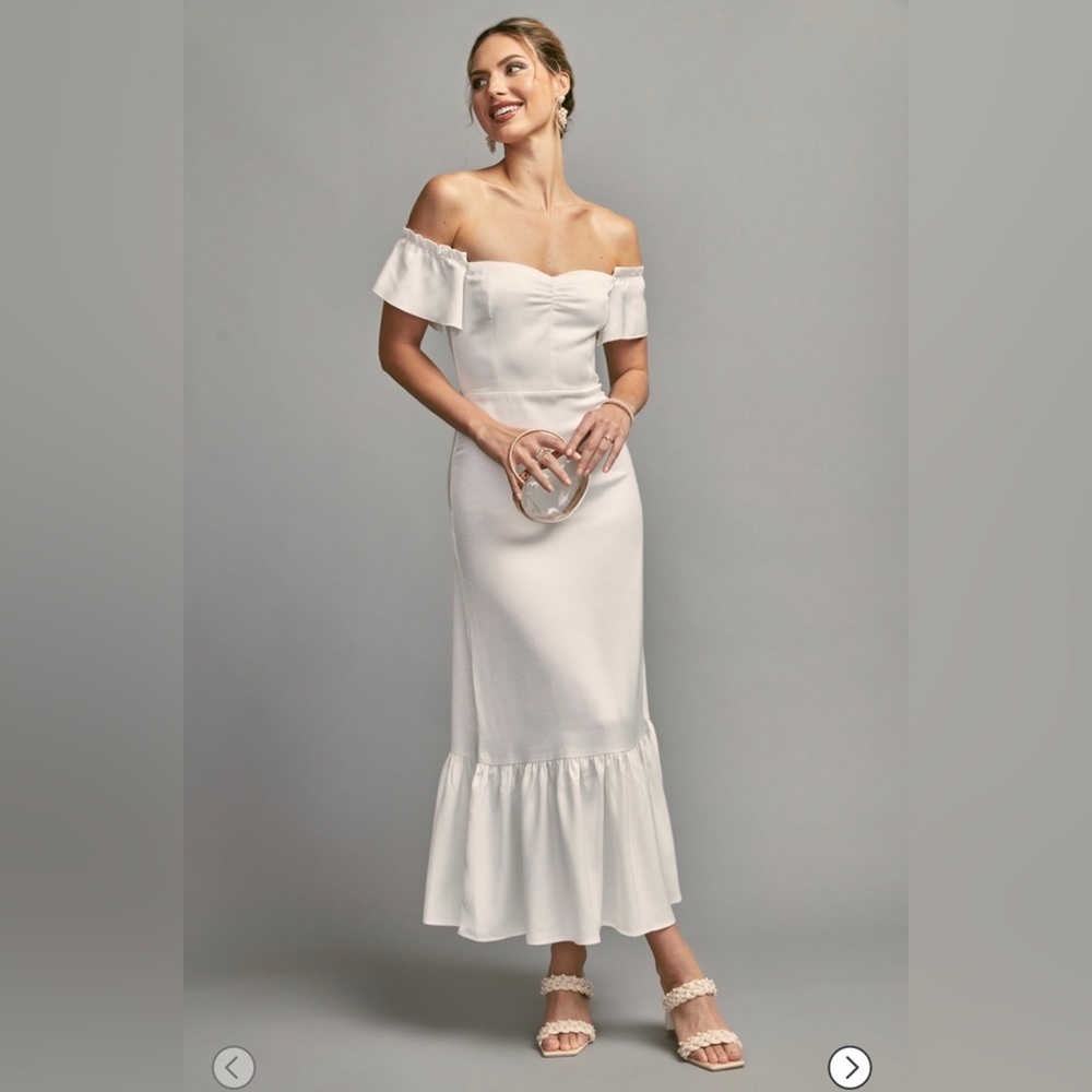 Phoebe Off The Shoulder Wedding Dress